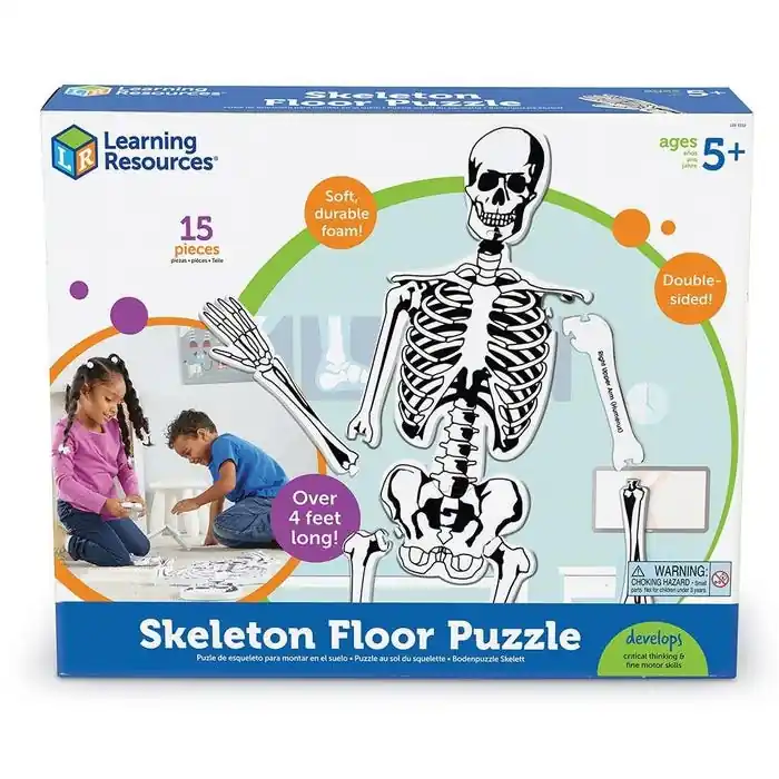 Learning Resources Skeleton Foam Floor Puzzle, 15 Pieces Top Rated